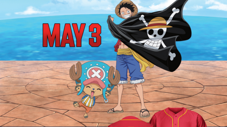 Luffy-Alarm im Baseballstadion! Anime-Star wirft irre Eröffnungs-Pitch!