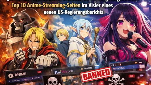 Top 10 Anime-Streaming Seiten im Visier